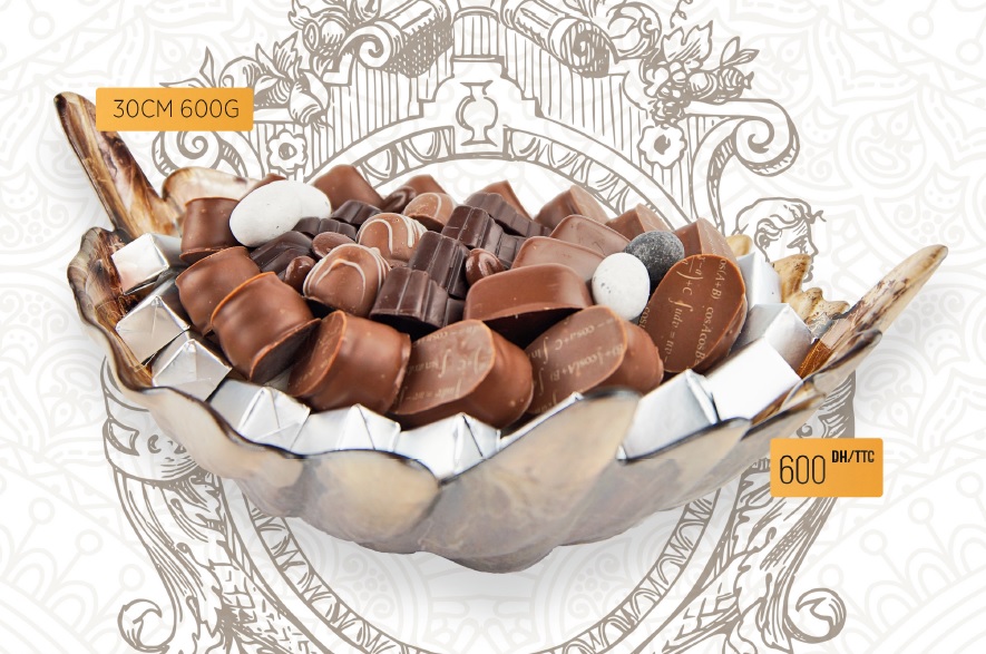 Coffret 24 chocolats haut de gamme